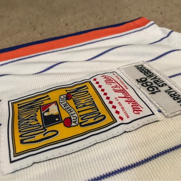 Darryl Strawberry New York Mets Jersey Mens XL NWT 1986 Home White - Picture 6 of 11